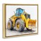 Stupell Industries Industrial Excavator Drawing Floating Frame, design by Steve Hunziker